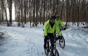 Sortie du 27/01/2013 dans le chemins enneigés et sous le soleil.