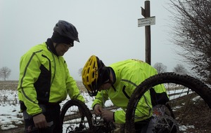 Sortie du dimanche 17/02/2013. 2ème casse de chaine en 3 sorites pour David.