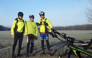 Sortie du dimanche 18 janvier 2015: la 1ère de l'année avec un froid vif, du givre et surtout le retour du soleil, ça fait un bien fou.