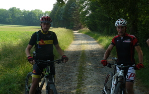 Au 2ème ravitaillement des 53 et 71km VTT.