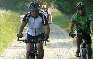 Au 2ème ravitaillement des 53 et 71km VTT.