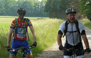 Au 2ème ravitaillement des 53 et 71km VTT.