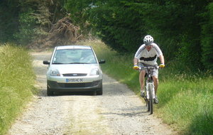 Au 2ème ravitaillement des 53 et 71km VTT.