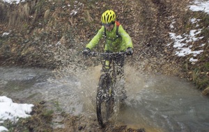 Sortie du dimanche 28 février 2016. Traversée de rivière à l'arrière de Romagny.