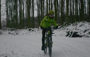 Sortie du dimanche 08 janvier 2017. La 1ère de l'année... avec la neige.