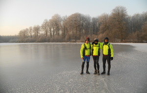 Sortie du dimanche 22 janvier 2017. Départ avec -8°, l'hiver est bien là.