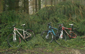 Sortie du dimanche 07 janvier. La tempête a fait quelques dégâts, entre Romagny et Manspach ça passe plus :-(