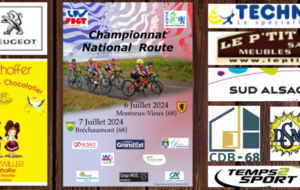 National FSGT Route 5/6/7 Juillet 2024 Montreux-Vieux & Bréchaumont