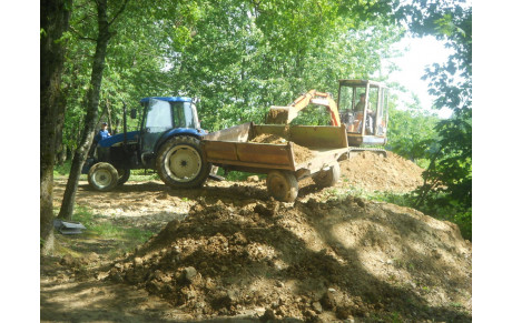 Amménagement de la forêt.